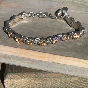 Sterling Silver & Citrine Bracelet